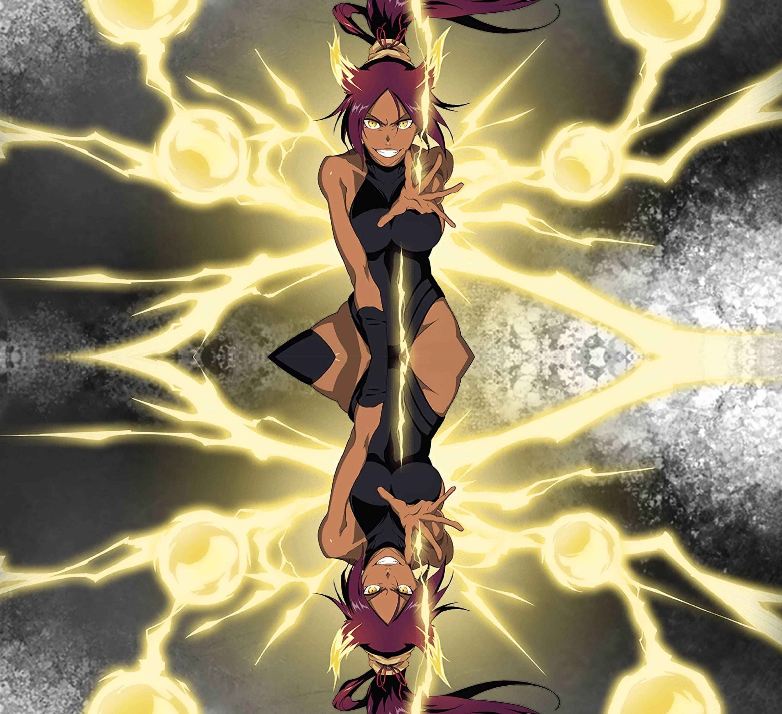 figurines yoruichi background
