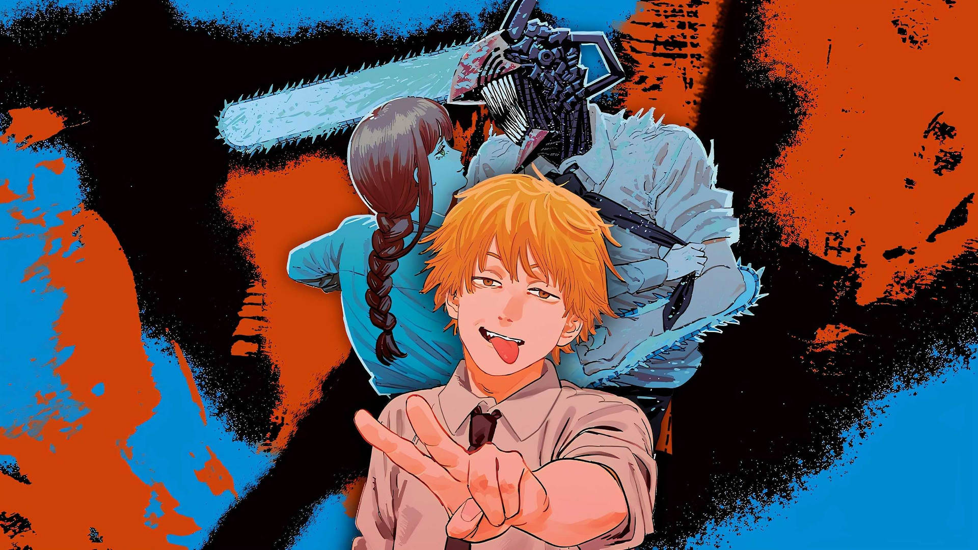 Chainsaw Man fond ecran pc manga