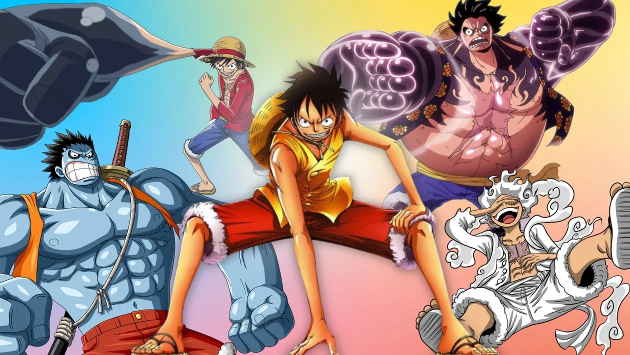 transformations one piece luffy gear