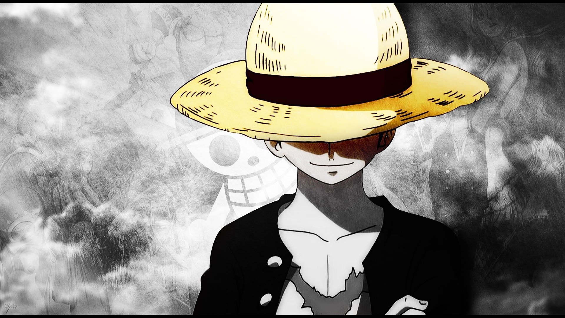 Wallpaper Luffy Top 5 personnages One Piece