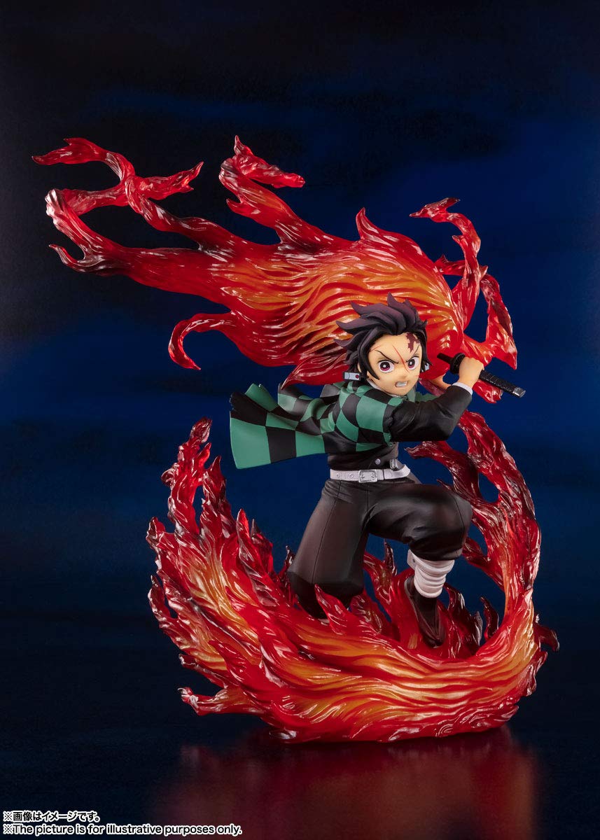 tamashi nations - demon slayer - kamado tanjiro hinokami kagura,bandai spirits figuarts zero,, bas60346