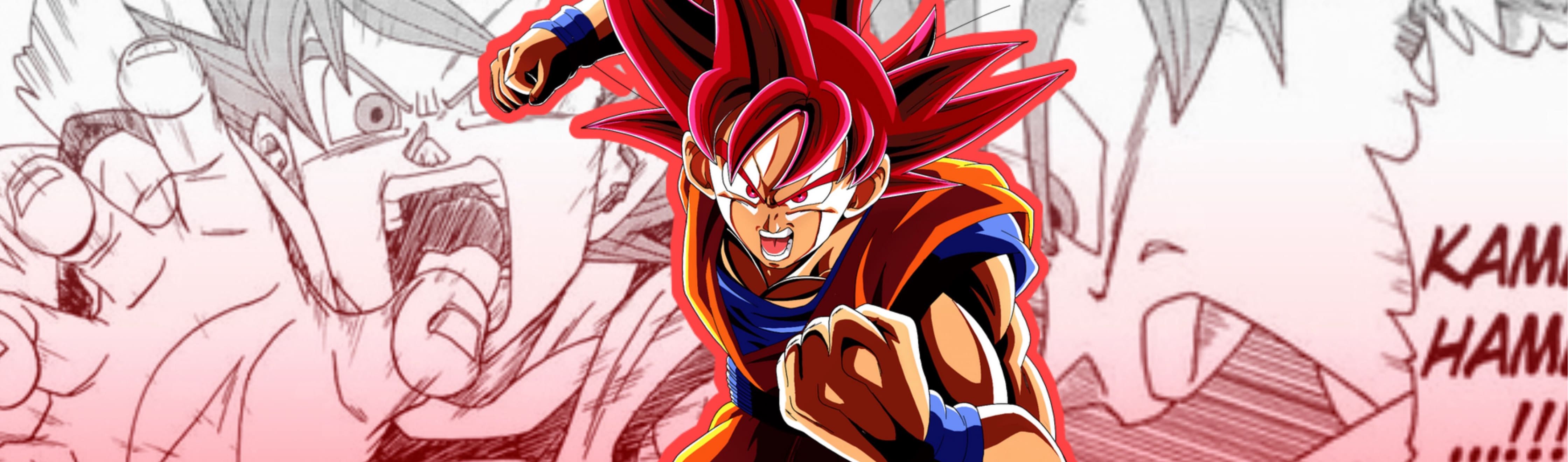 Bannière Goku Saiyan God Rouge