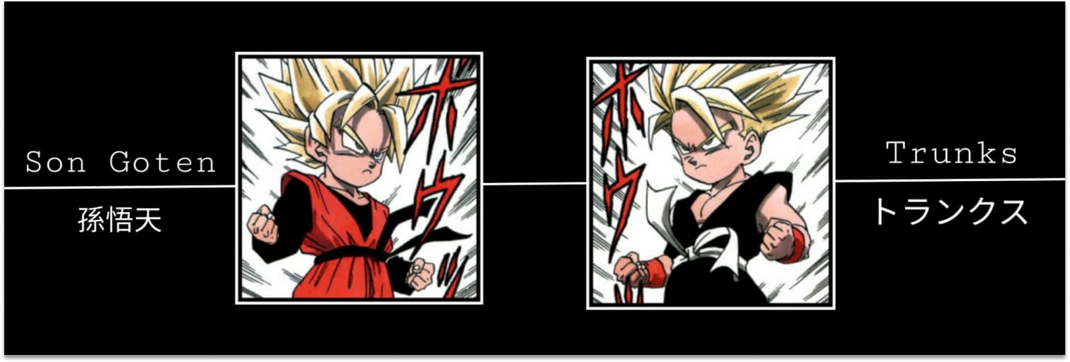 Bannière Trunks Gotenks ssj1