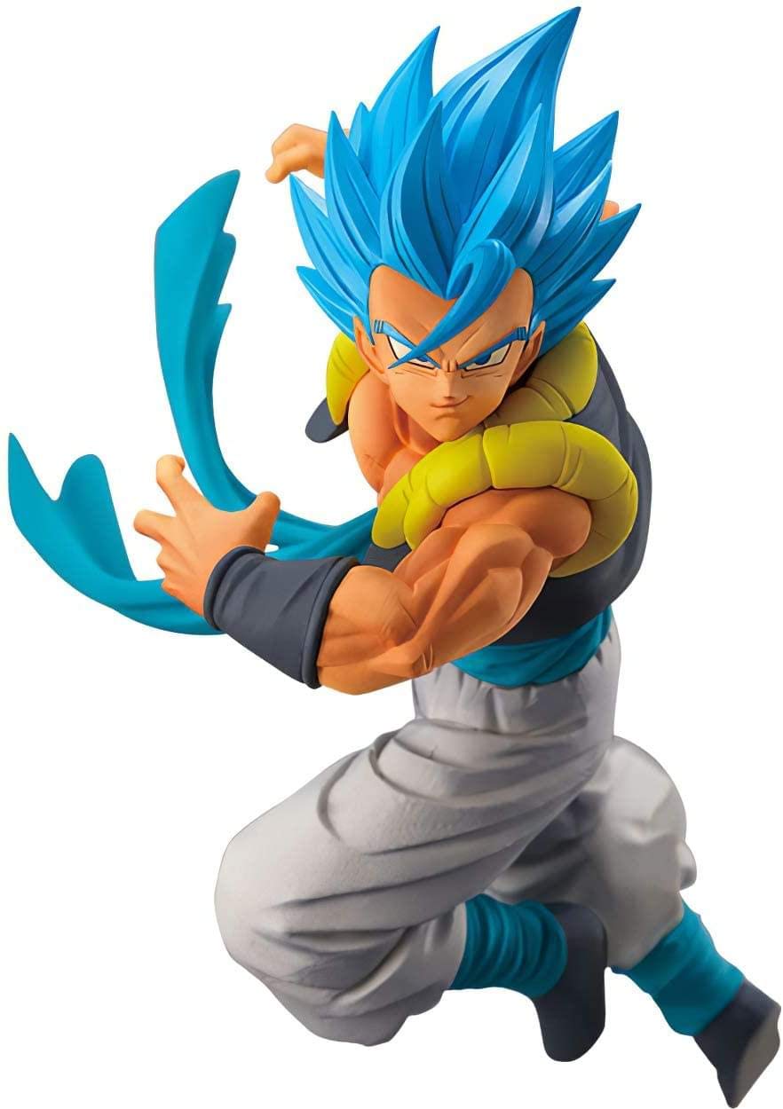 blue gogeta en figurine banpresto