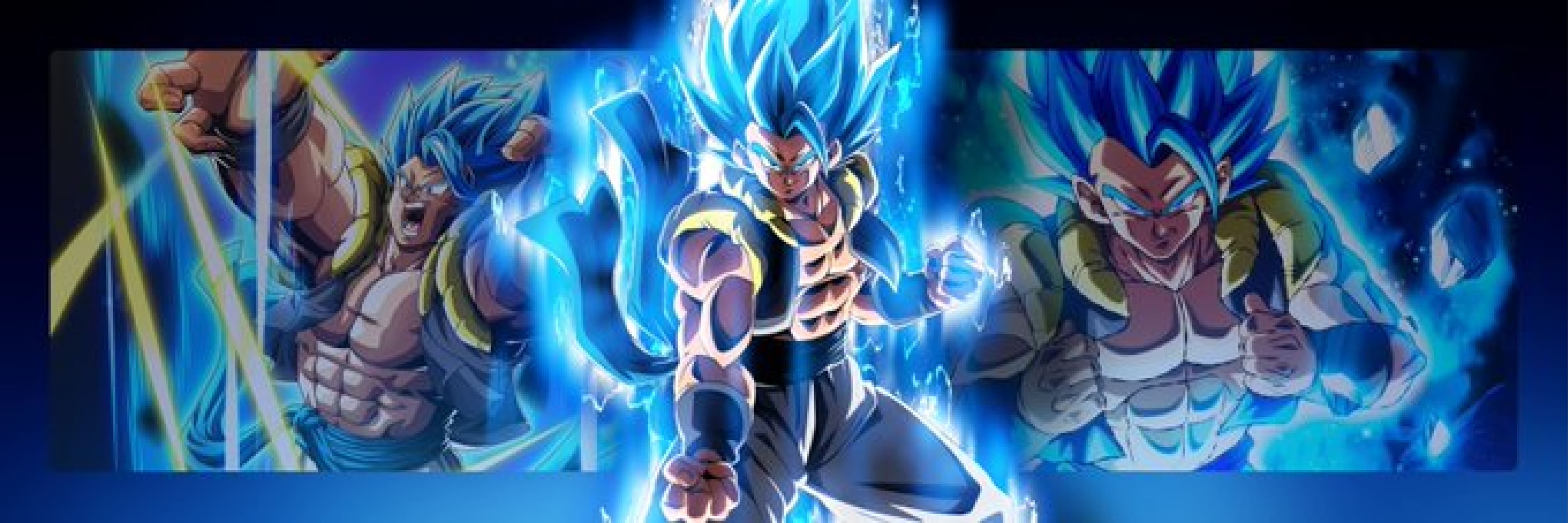 Wallpaper gogeta super saiyan bleu 