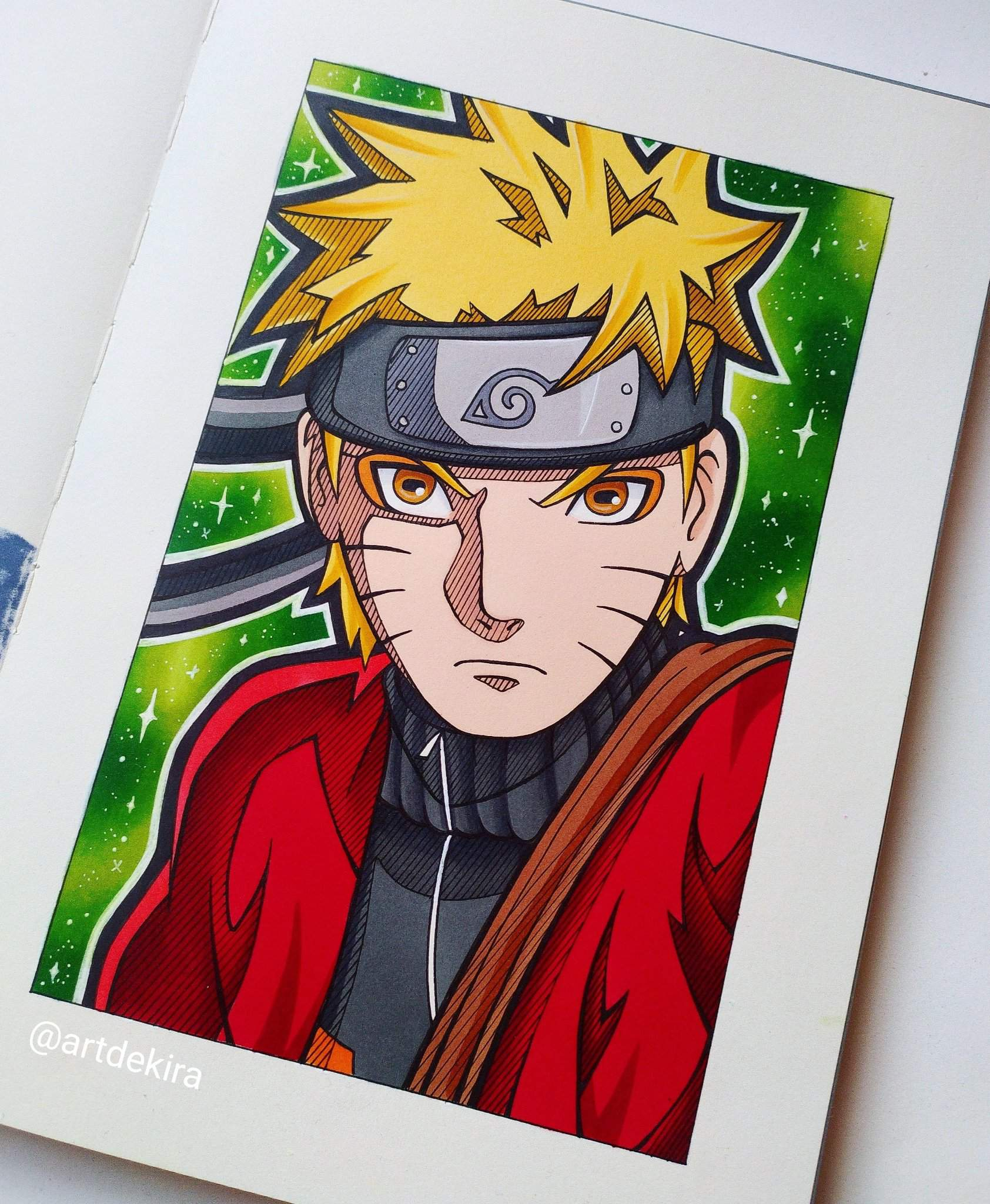 Dessin de naruto en seiju