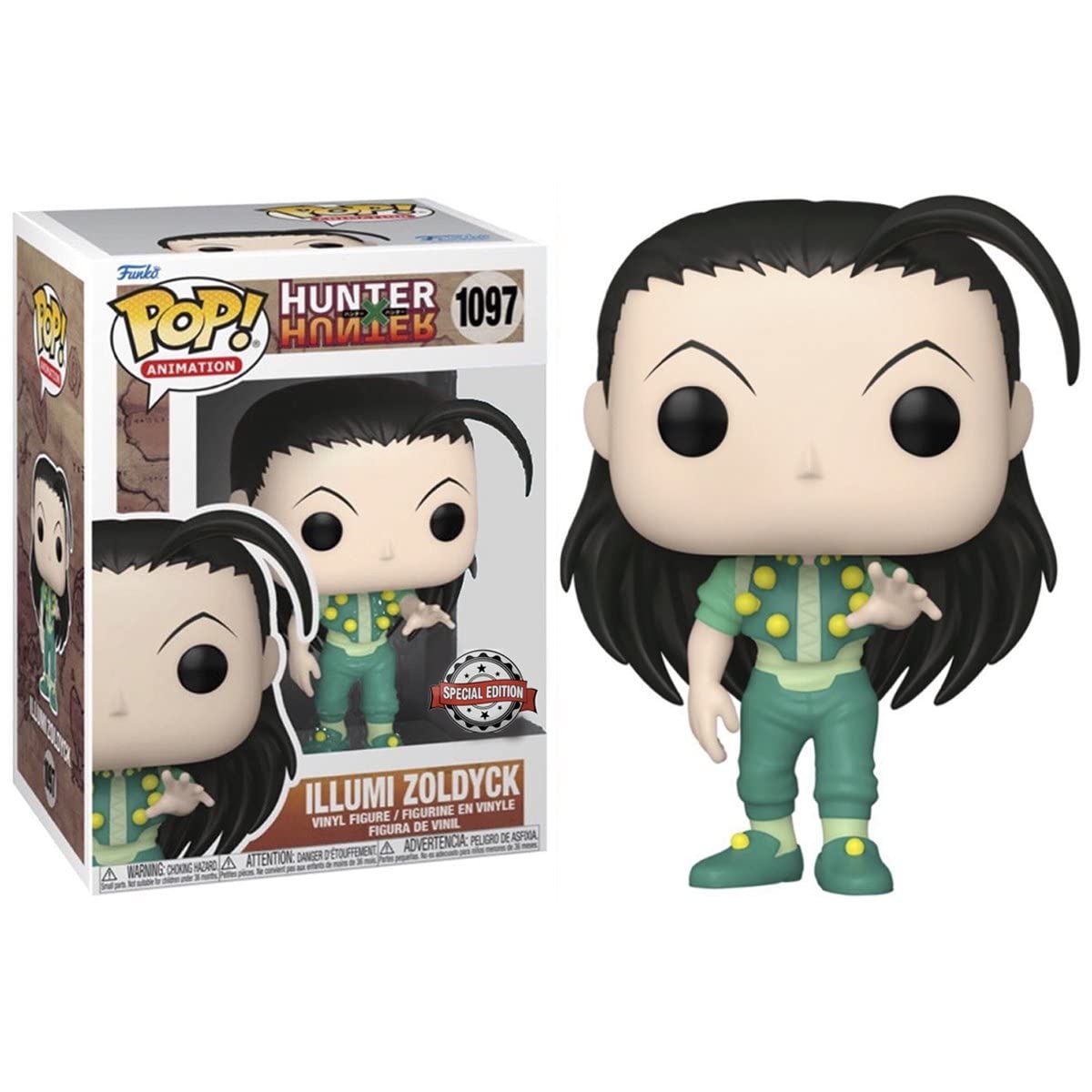 funko pop animation : 60140 1097 hunter x hunter - illumi zoldyck