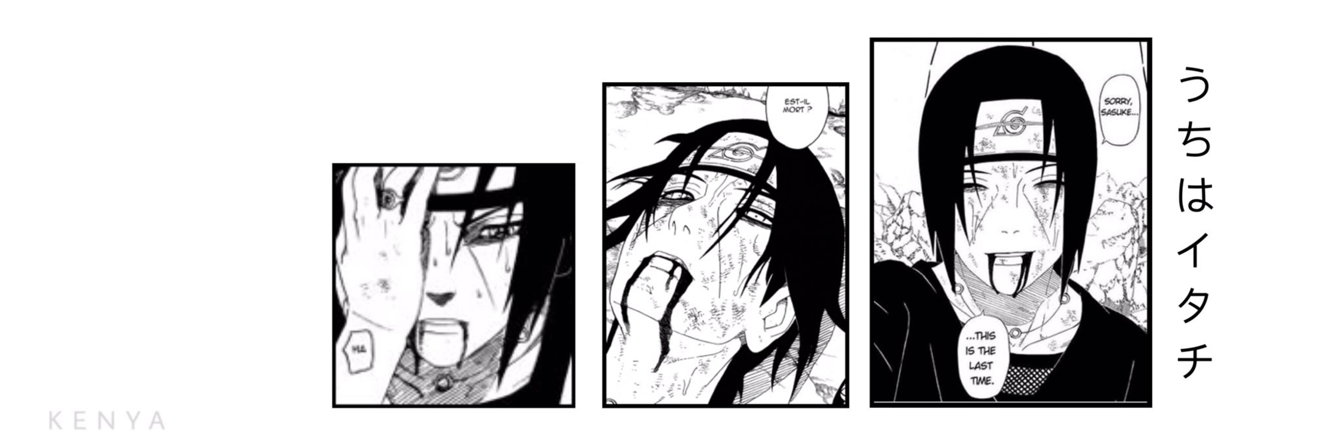 Wallpaper Itachi mort