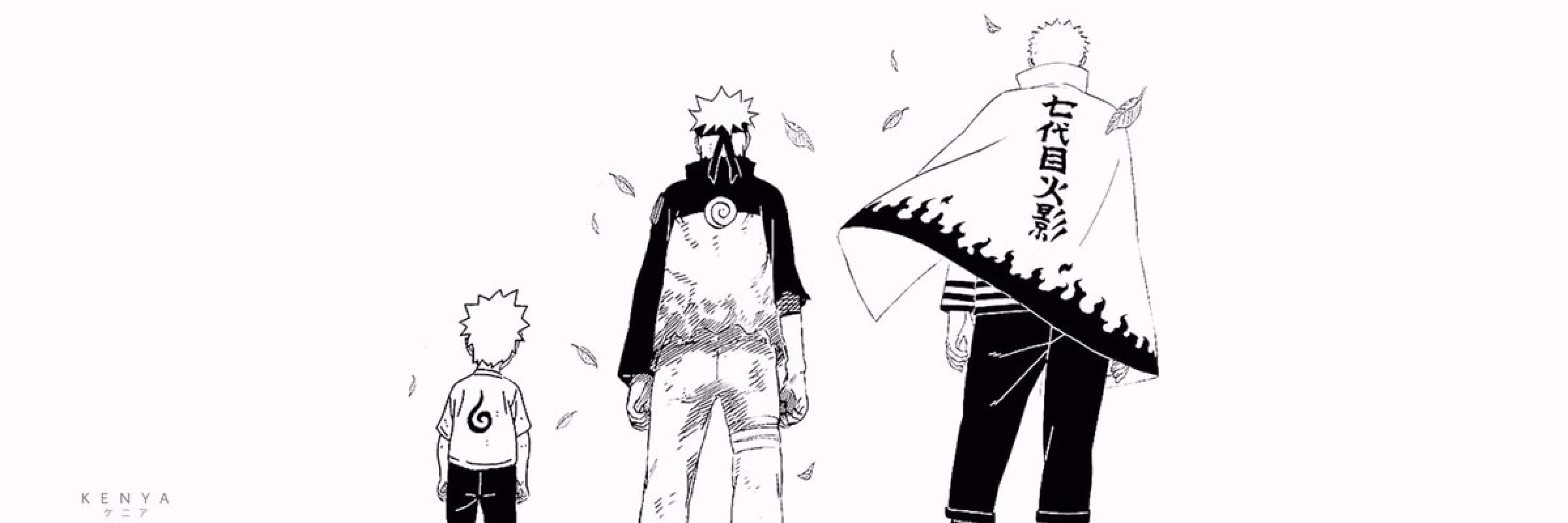 Bannière Naruto 3 générations