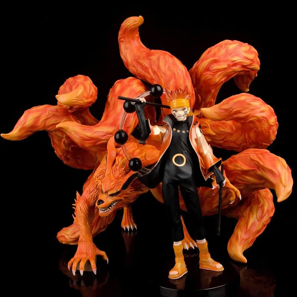 Figurine Kyubi & Naruto 