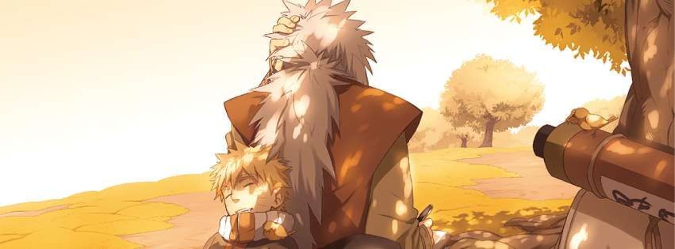 Wallpaper Jiraya et Naruto