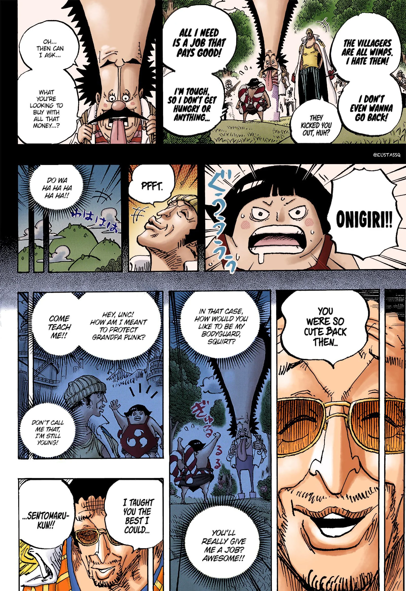 Scan 1091 One Piece en couleur