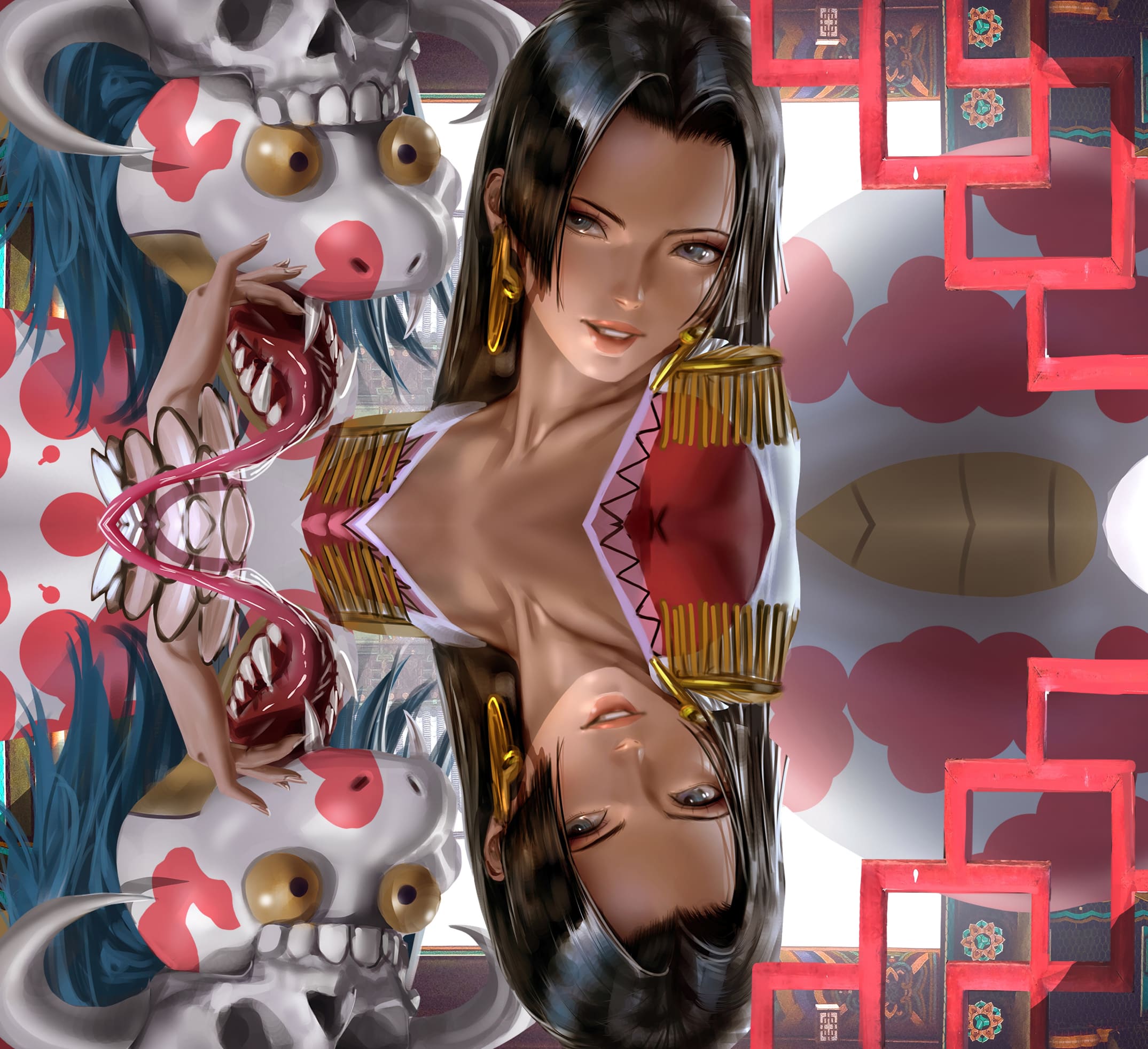 figurines boa hancock background