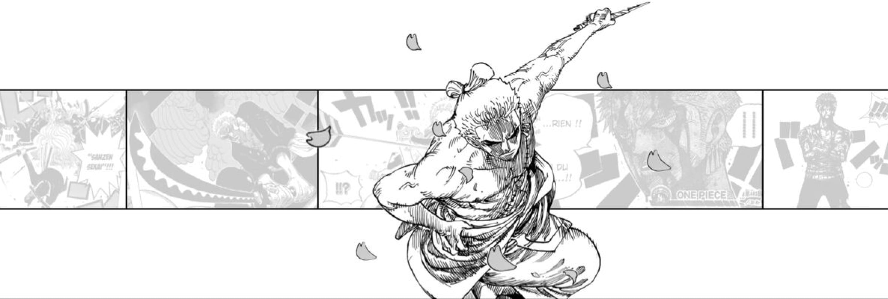 bannière zoro one piece ultimate manga