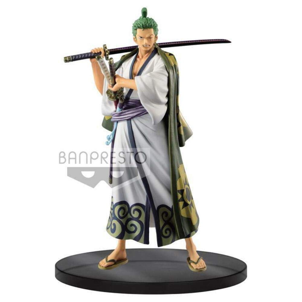 banpresto- zoro wano kuni figurine, bp39846, multicolore