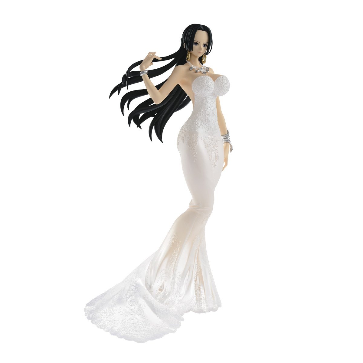 banpresto figurine - one piece - lady edge wedding - boa hancock - couleur normale - 25 cm