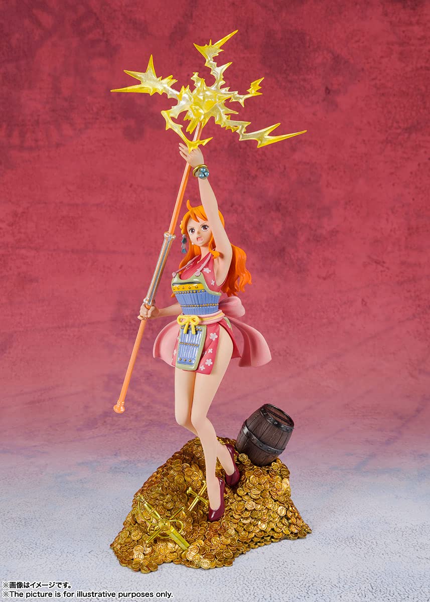 bandai tamashii nations one piece - nami - diorama wt100 3/3 figuartszero 28 cm