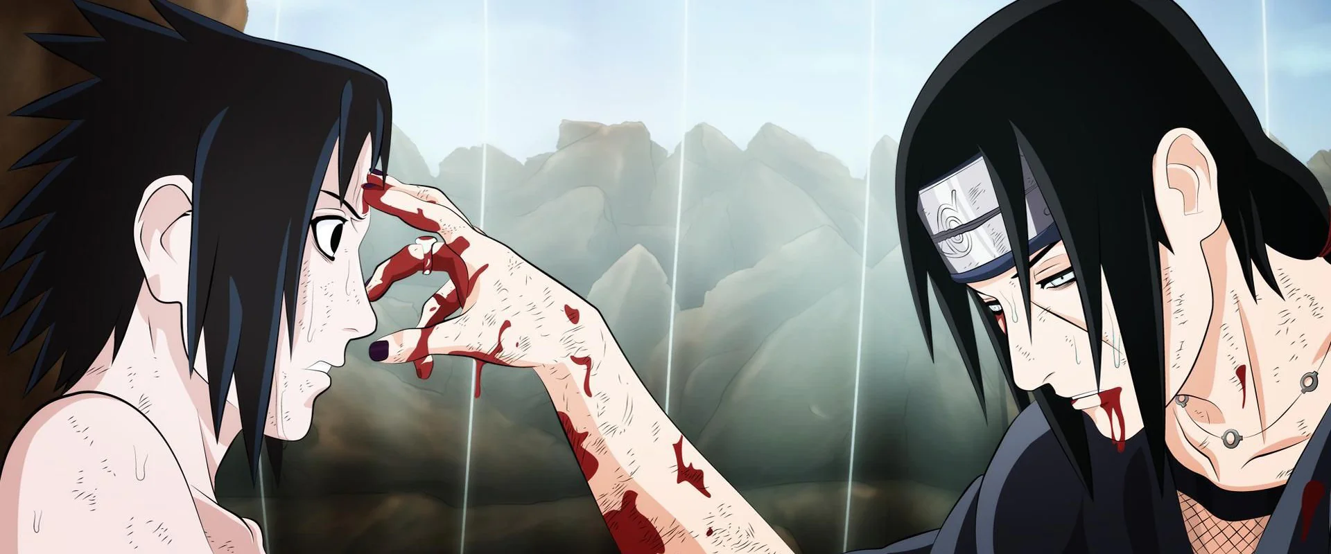confrontation sasuke uchiha itachi
