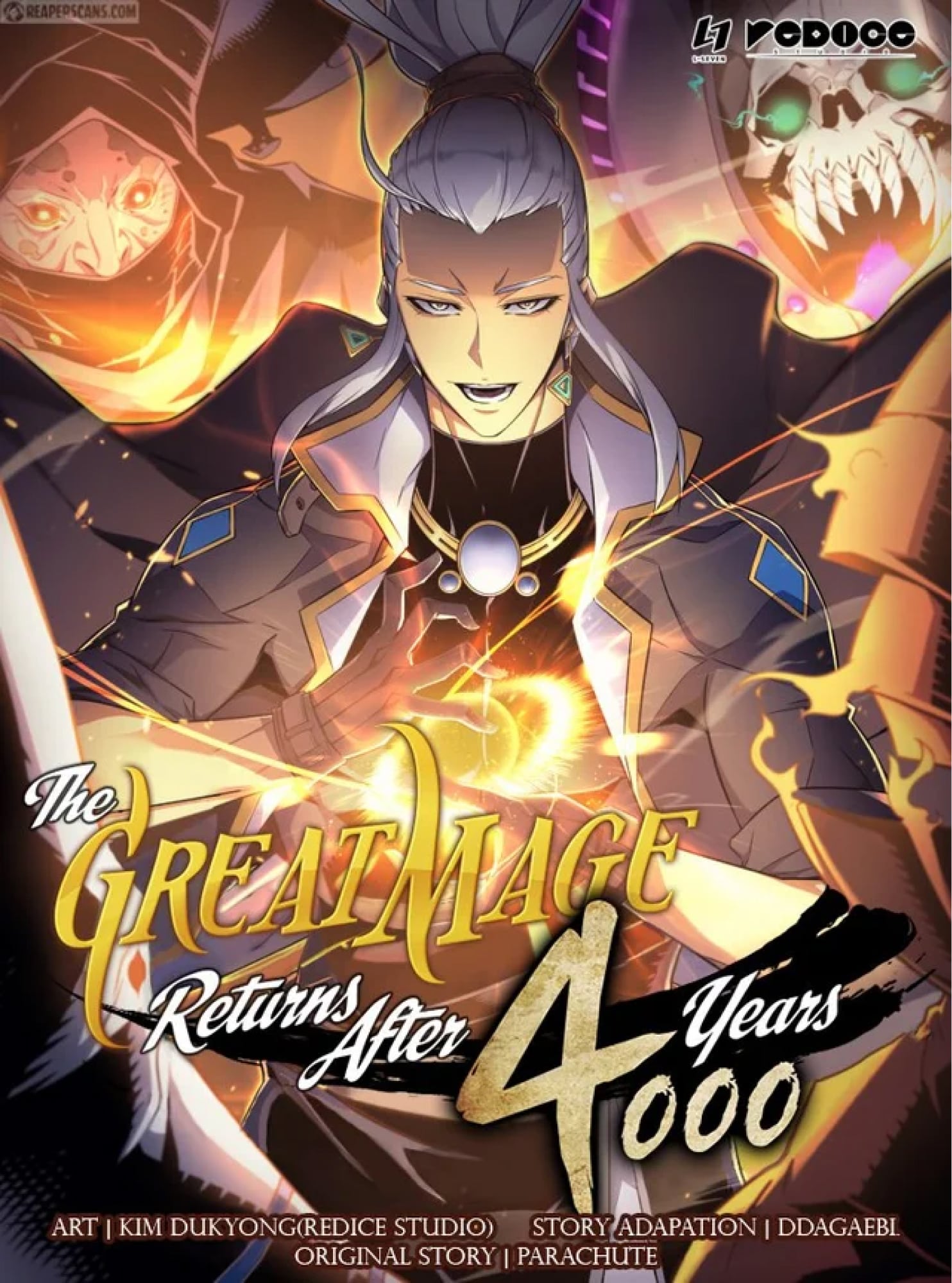 cover scan manga thegreatmagereturnsafter4000years