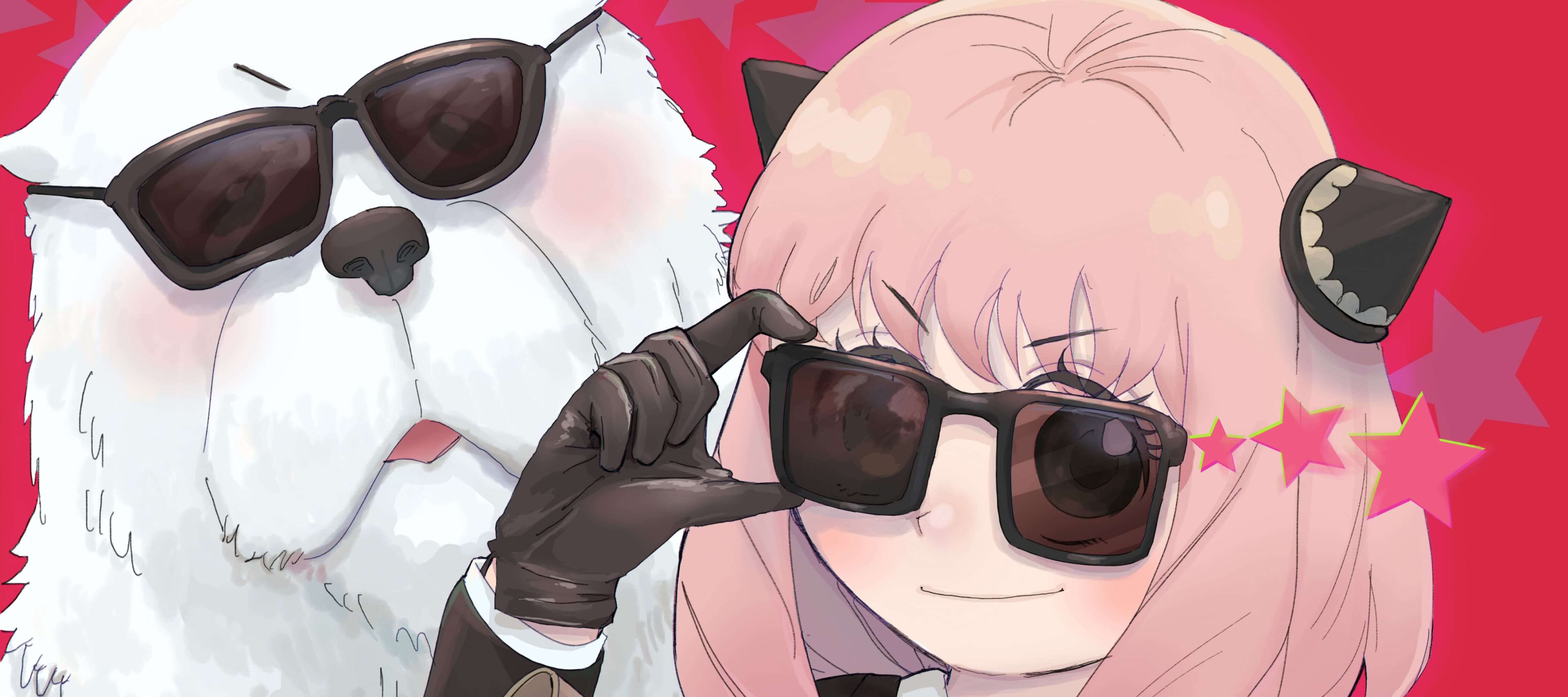 Wallpaper anya et bond